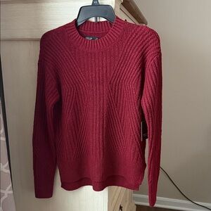 Simply Vera Vera Wang Directional Rib Pullover Knit Sweater